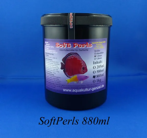 Soft Perls Natural die Züchterdose mit 880ml Inhalt.